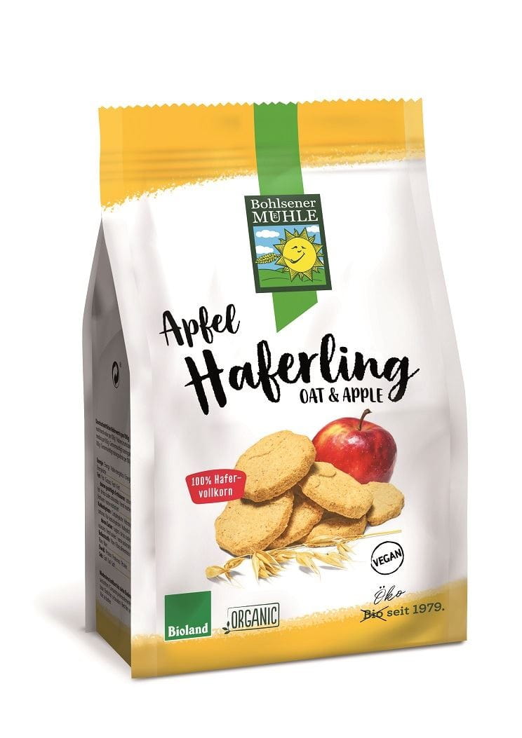 Apfel-Hafer-Kekse BIO 125 g - bohslsener muehle