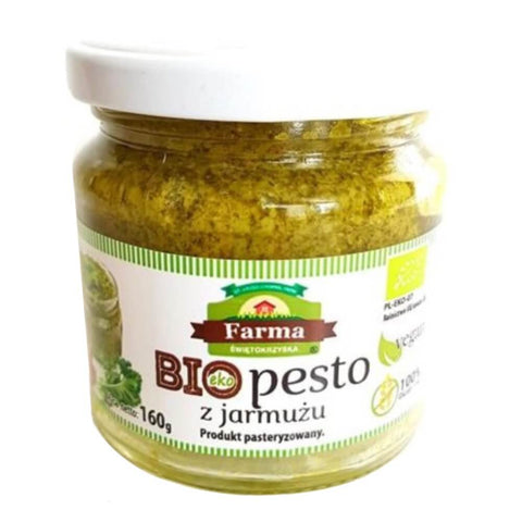 Bio-Grünkohlpesto ohne Gluten 160 g - FARMA ŚWIĘTOKRZYSKA