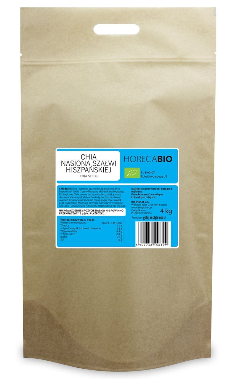 Chia - Spanische Salbeisamen BIO 4 kg - HORECA Hauptbild