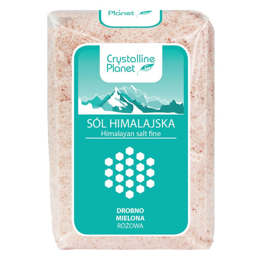 Rosa Himalaya-Salz, fein gemahlen 600 g - CRYSTALLINE PLANET Hlavní obrázek produktu