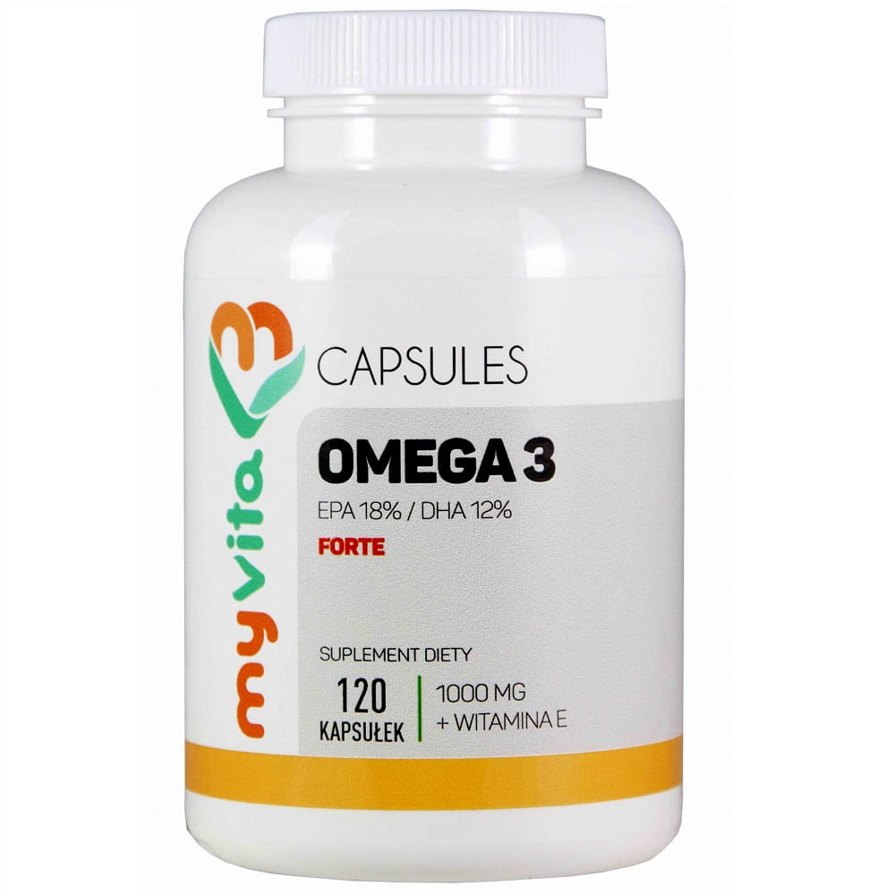 Omega - 3 FORTE EPA 18% / DHA 12% 1000mg 120 MYVITA Kapseln