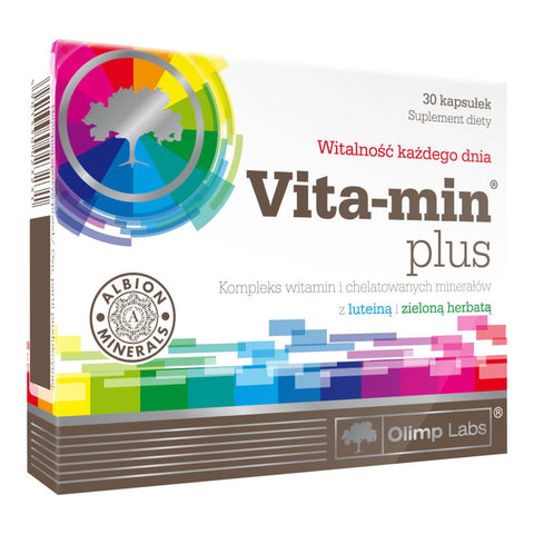 Vitamine und Mineralstoffe plus grüner Tee und Lutein vita - min plus 30 OLIMP LABS Kapseln