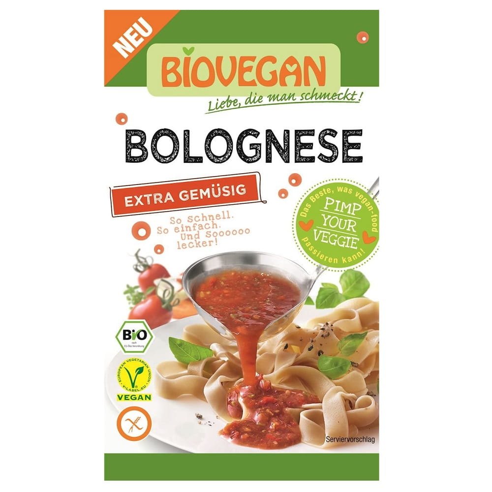 Glutenfreies Saucenpulver Bolognese BIO 33 g - BIO VEGAN