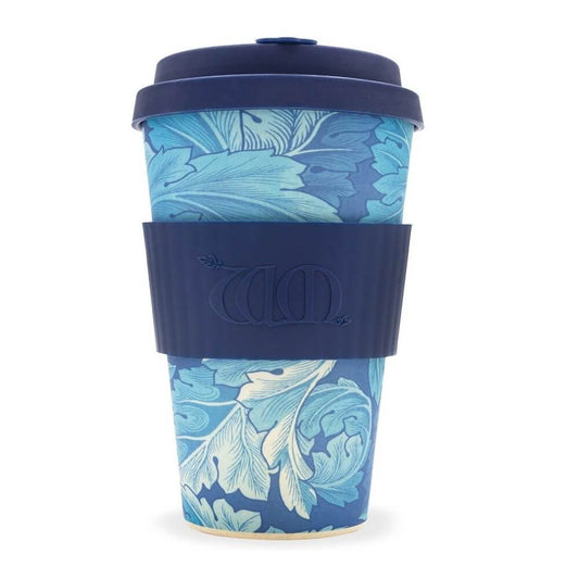Bambus- und Maisfaser-Tasse Akanthus von ECOFFEE CUP, 400 ml, umweltfreundliche Kaffee- oder Teetasse, natürliche Materialoptik