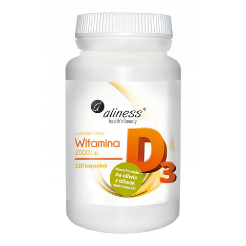 Vitamin D3 2000 und 120 ALINESS Kapseln