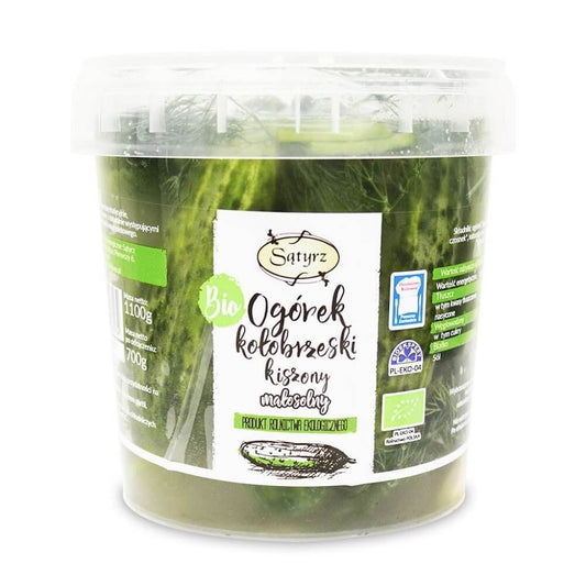 Bio eingelegte Gurken aus Kołobrzeg, salzarm, 700 g, von Biogo, in Glasbehälter, frisch und knackig, ideale Beilage