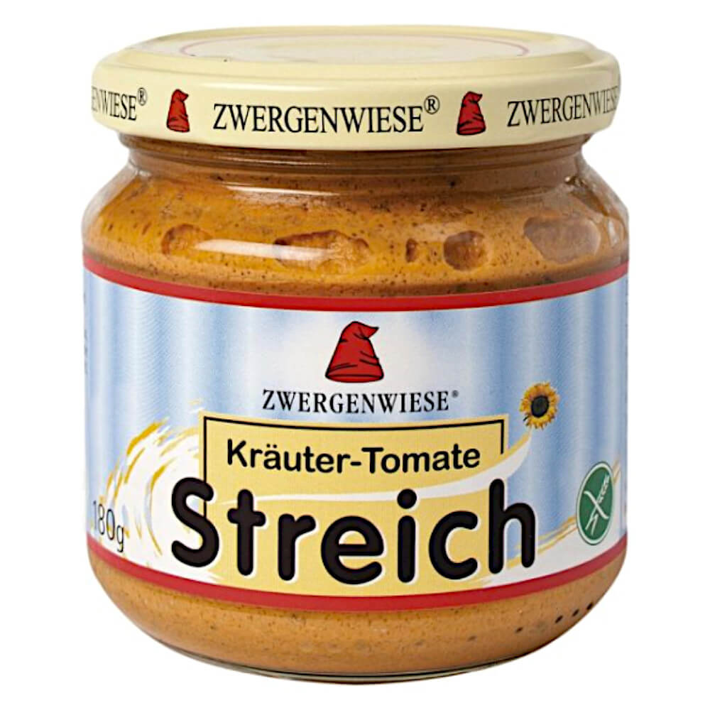 Sonnenblumenpaste mit Kräutern und Tomaten glutenfrei BIO 180 g - ZWERGENWIESE Hauptbild