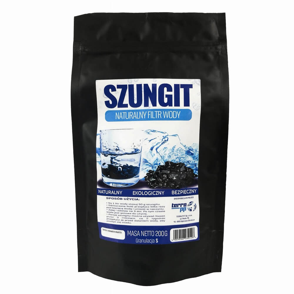 Naturwasserfilter Schungit Körnung S 200g TERRA PP