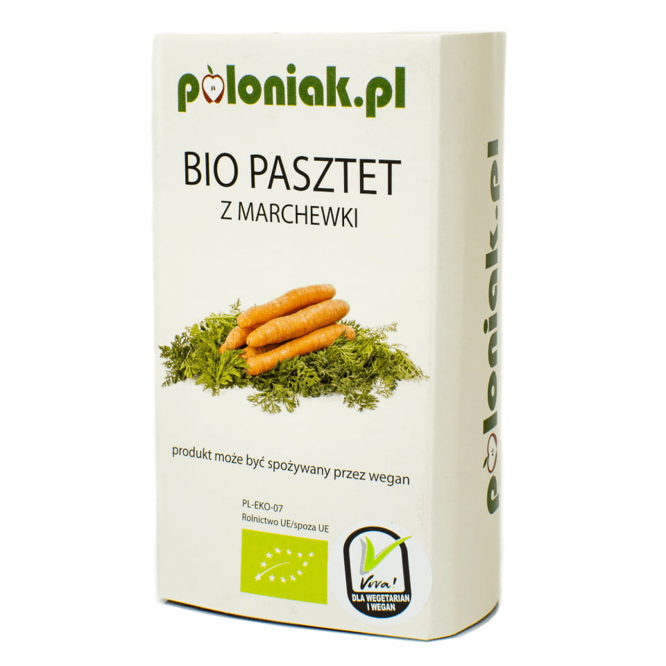 Vegane Karottenpastete BIO 160 g - POLONIAK