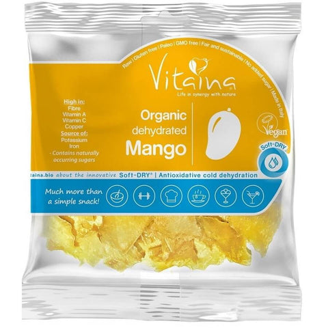 Getrocknete rohe Mango glutenfrei BIO 28 g - VITAINA