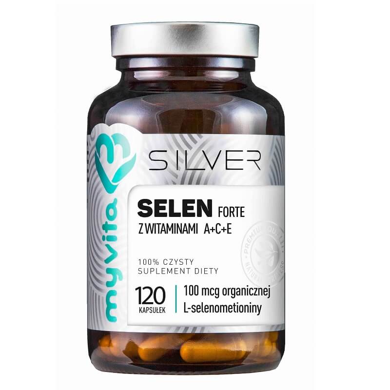 Selen FORTE mit Vitamin A + C + E 120 MYVITA SILVER PURE Kapseln Fő kép