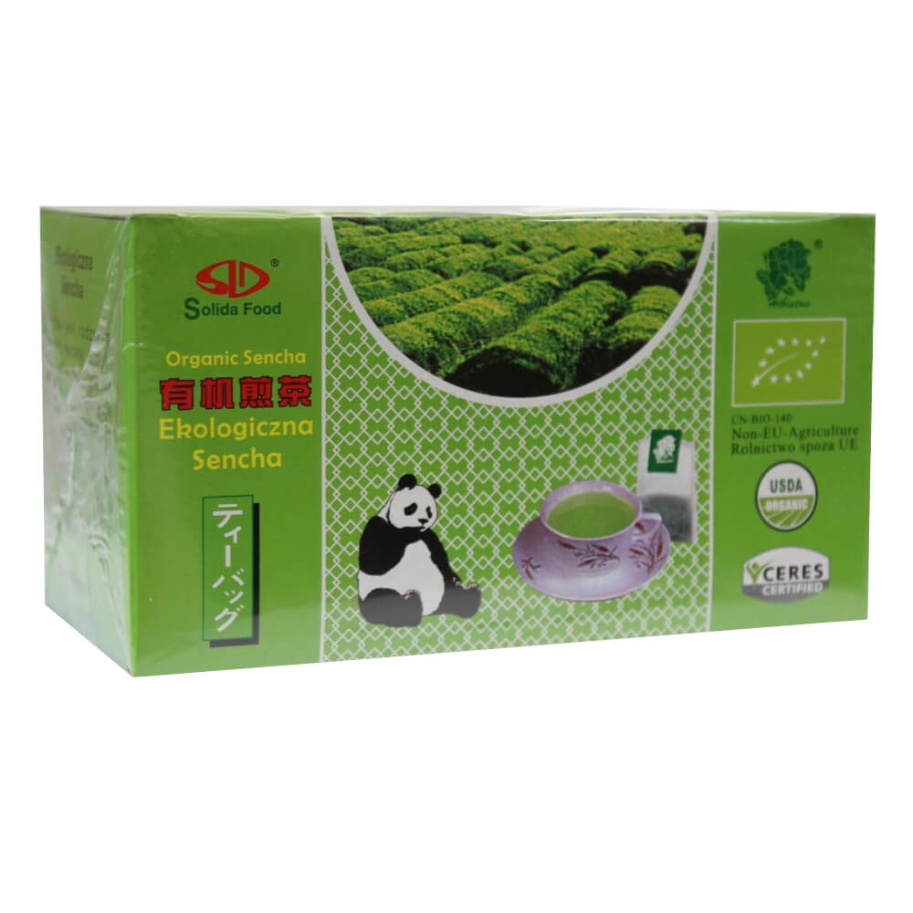 Grüner Sencha-Tee in Express BIO (25 x 2 g) - SOLIDA FOOD