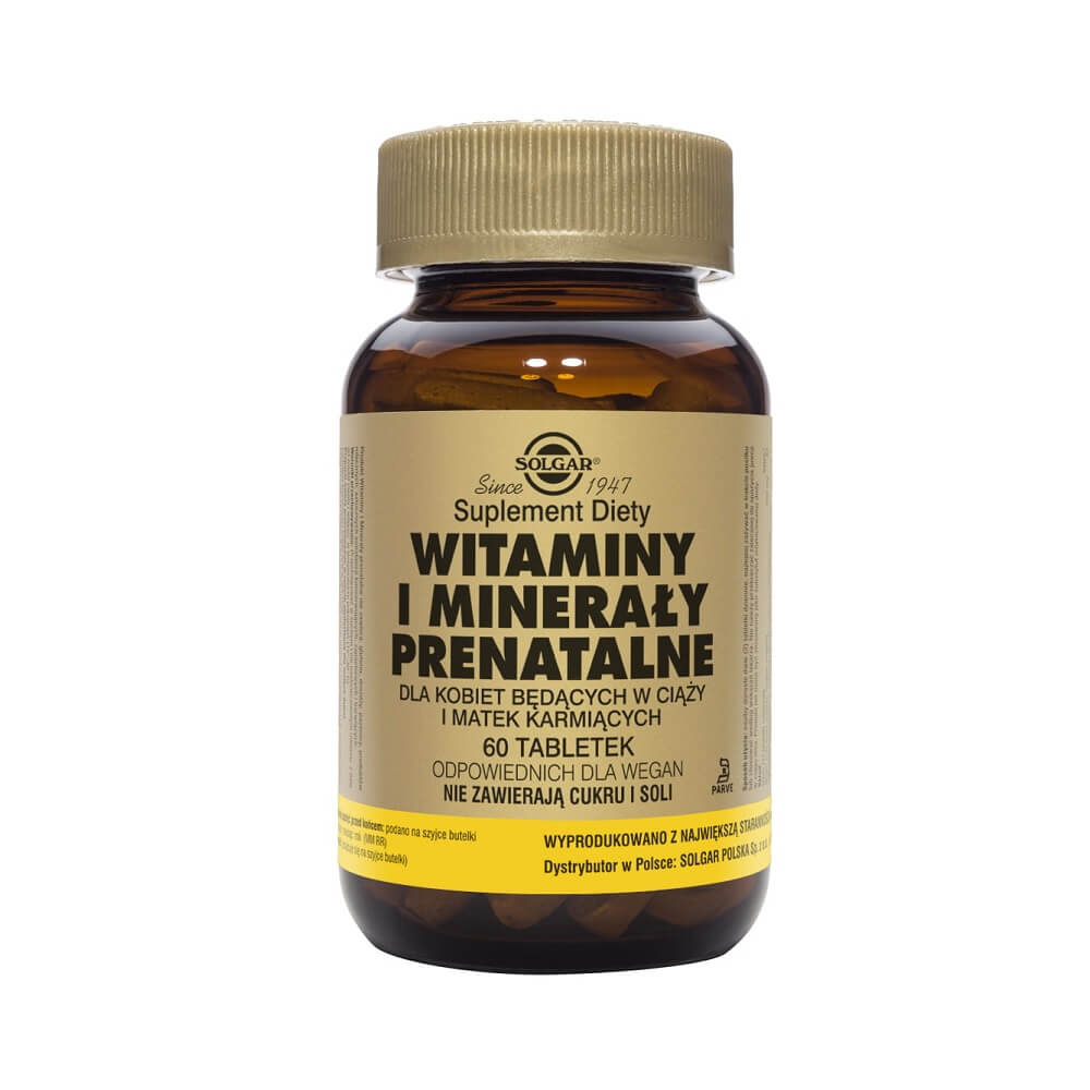 Pranetal Vitamine und Mineralstoffe 60 SOLGAR Tabletten