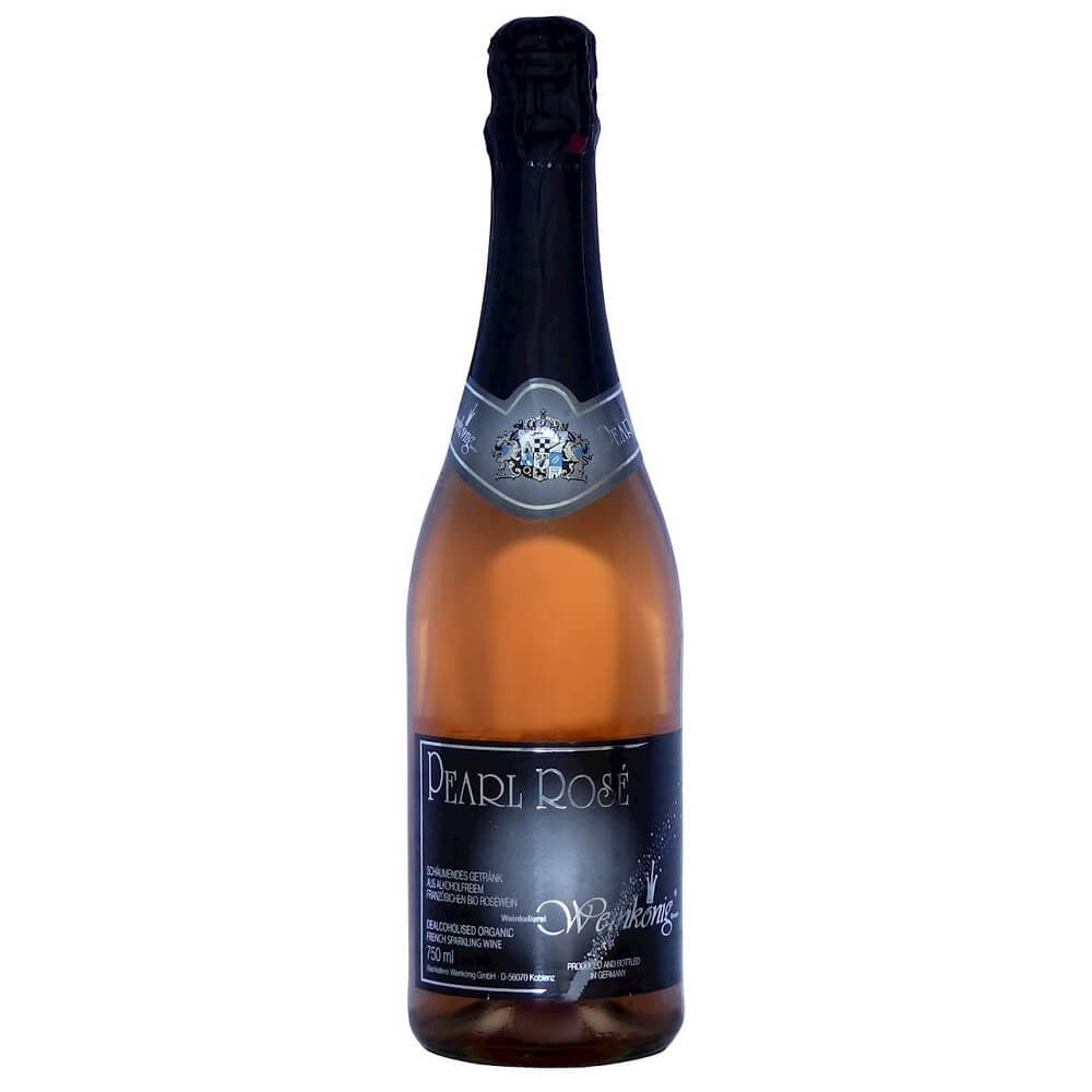 Alkoholfreier Rosé-Sekt trocken Perlrosa BIO 750 ml - WEINKOENIG