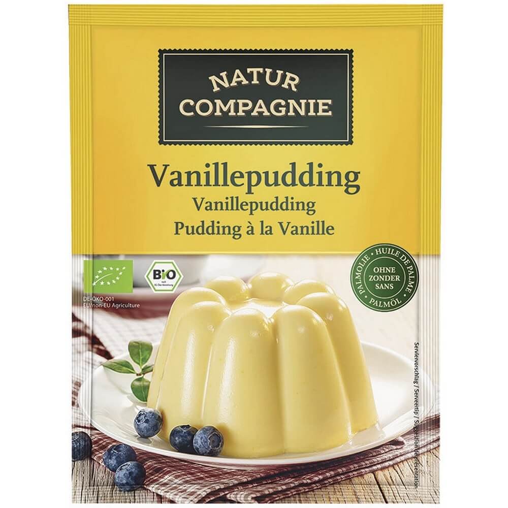 Glutenfreier Vanillepudding BIO 38 g - NATUR COMPAGNIE