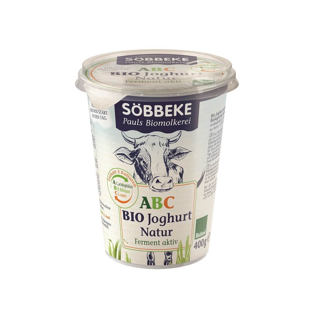 ABC probiotischer Joghurt (38% Milchfett) BIO 400 g - SOBBEKE