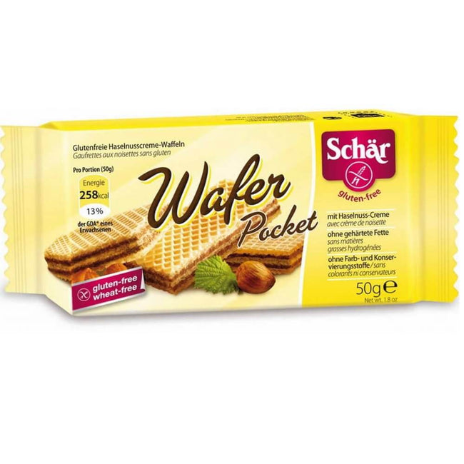 Glutenfreie Nusswaffeln 50 g SCHÄR Hover Image