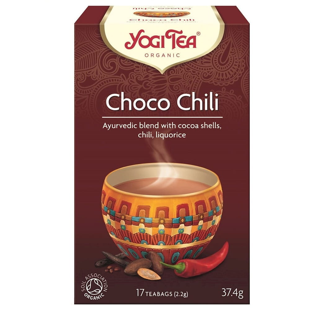 Choco Chocolate Tea mit Kakao und Chili BIO (17 x 22 g) 374 g - YOGI TEA