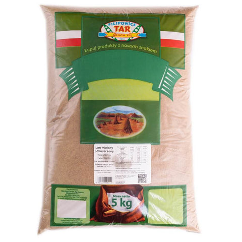 Gemahlener Flachs, entfetteter Leinsamen 5 kg TARGROCH