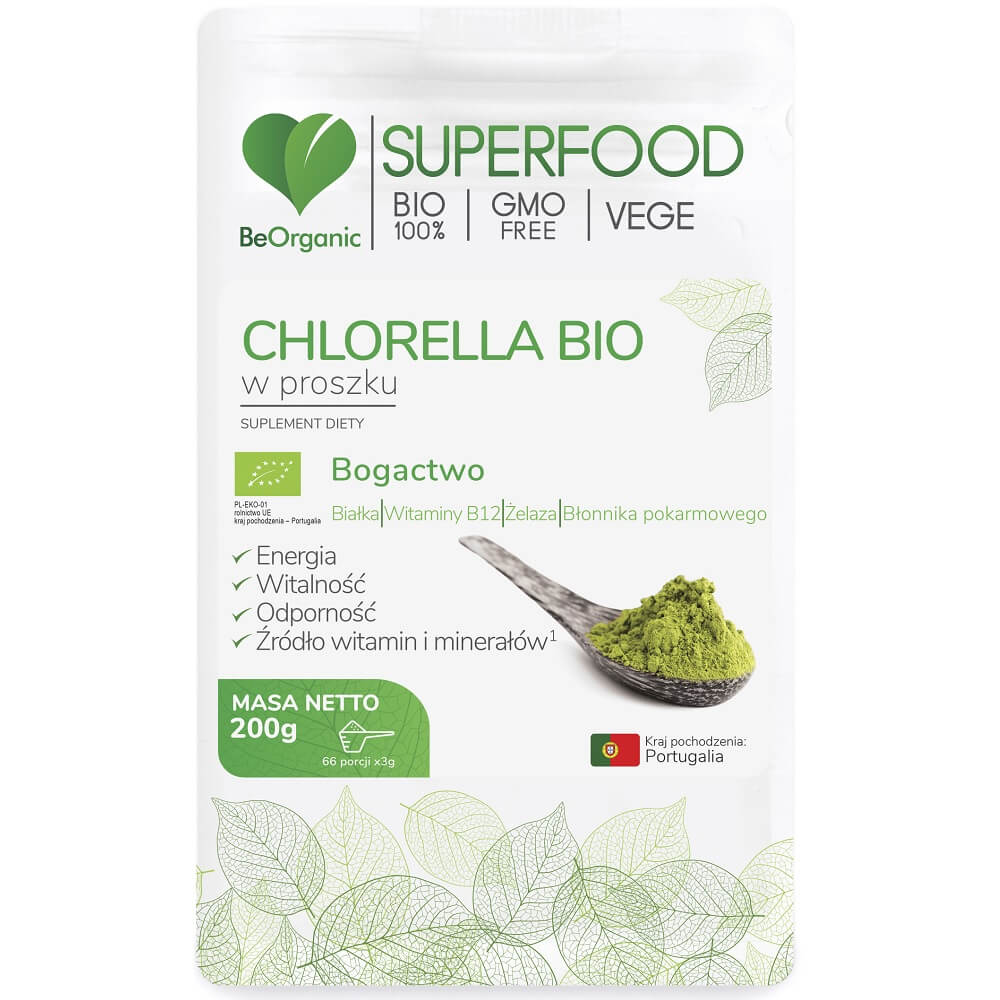 Chlorella BIO Pulver 66 Portionen 200g beorganic MEDICALINE