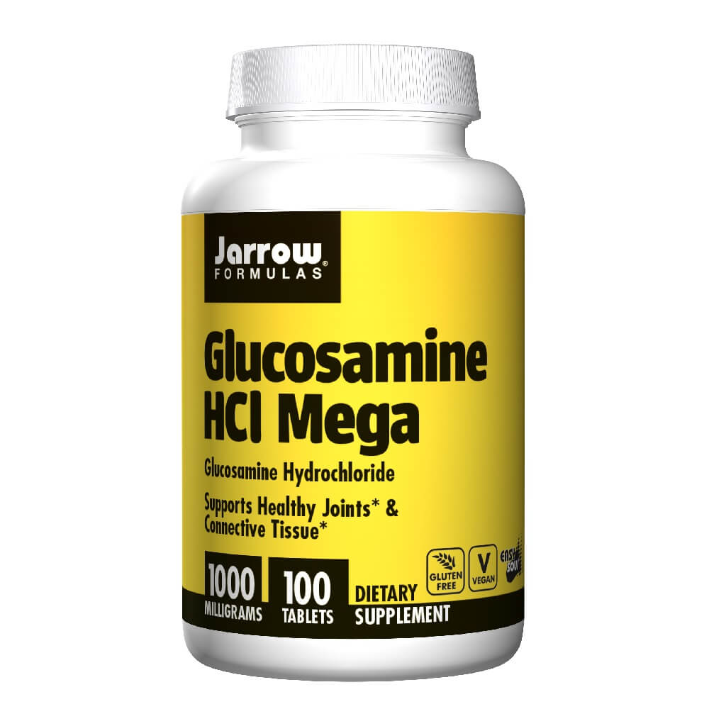 Jarrow Formulas Mega Glucosaminhydrochlorid 100 Tabletten in einem Glas, Nahrungsergänzungsmittel für Gelenkgesundheit
