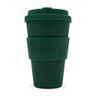 ECOFFEE CUP Bambus- und Maisfaserbecher, 400 ml, umweltfreundlicher Trinkbecher mit natürlichem Design.