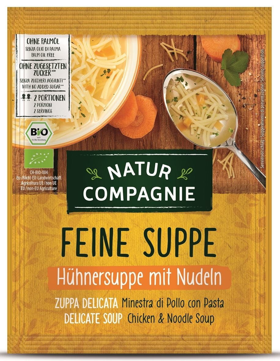 Brühe mit Nudeln BIO 40 g - NATUR COMPAGNIE