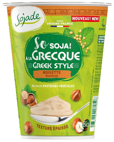 Sojaprodukt griechischer Art mit Haselnüssen glutenfrei BIO 400 g - SOJADE