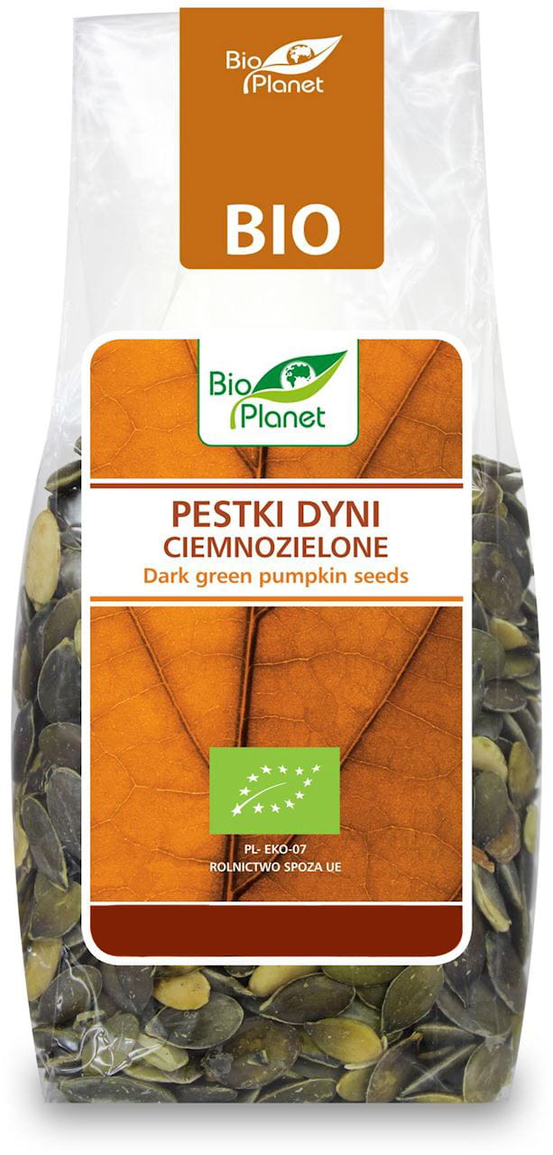 Dunkelgrüne Kürbiskerne BIO 150 g - BIO PLANET Imagen principal del producto