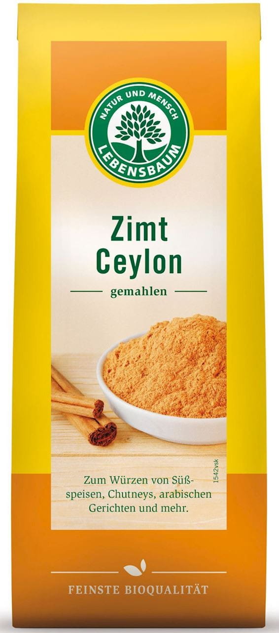 Gemahlener Ceylon-Zimt, gemahlen BIO 50 g - LEBENSBAUM Hlavní obrázek produktu