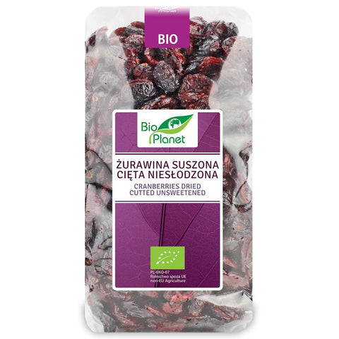 Getrocknete Cranberry, geschnitten ungesüßt BIO 400 g - BIO PLANET