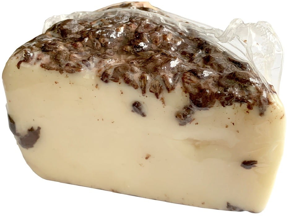 L'ubriaco-Caciotta-Käse von AZIENDA AGRICOLA IL BARDELLONE, ca. 250 g, mit cremiger Textur und Bio-Qualität.