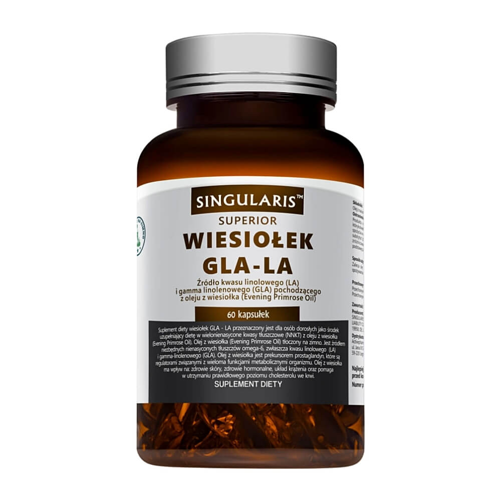 Nachtkerzen-Gla - eine Quelle für Linolsäure und Gamma-Linolensäure aus Nachtkerzenöl 60 SINGULARIS Weichkapseln