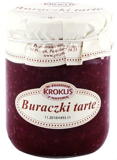 Geriebene Rüben von KROKUS in 500g Packung, frisch gerieben und sichtbar in der Verpackung.