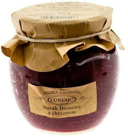 Hausgemachte Rote Bete mit Meerrettich 480g LUNIAK Hover Image