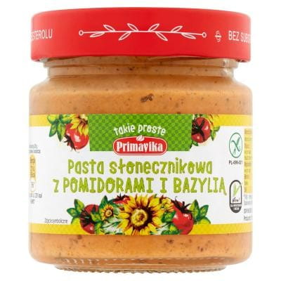 Sonnenblumenpaste mit Tomaten und Basilikum, glutenfrei 160g PRIMAVIKA