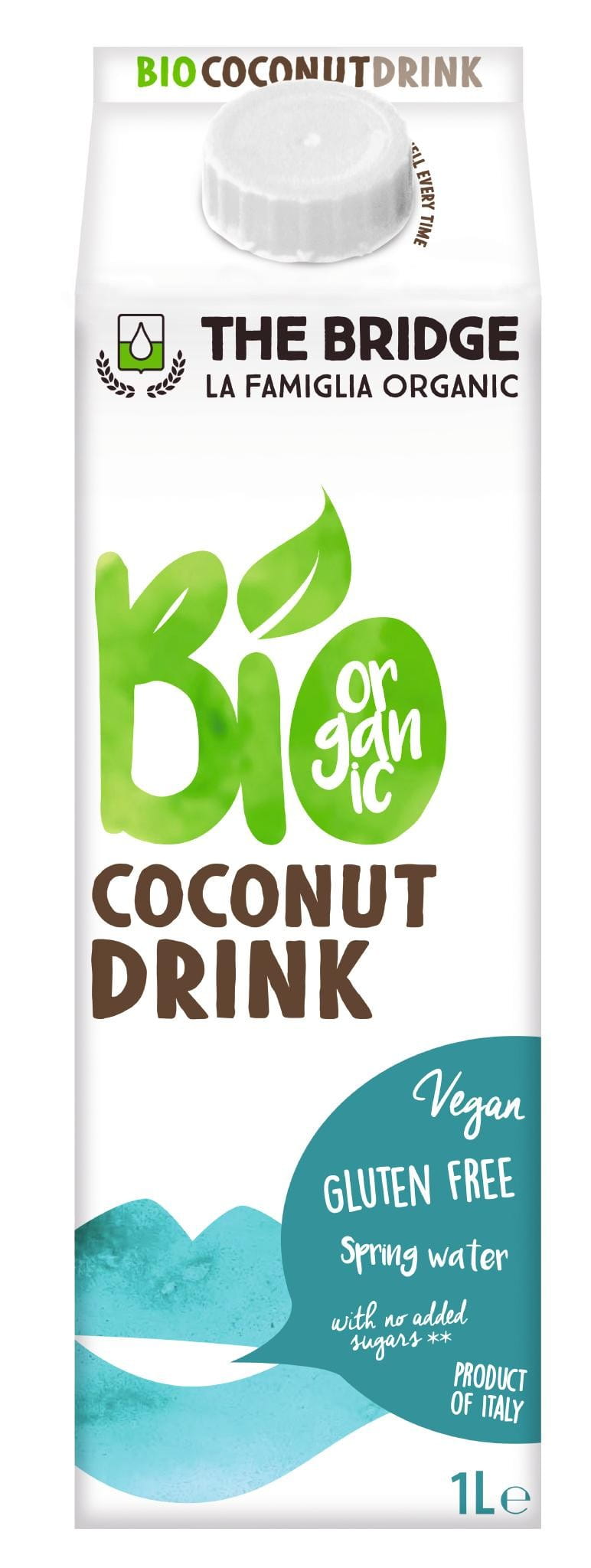 Kokosgetränk ohne Gluten 1000ml EKO THE BRIDGE Image principale du produit