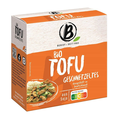 Geschnittener Tofu (Streifen) glutenfrei BIO 180 g - BERIEF