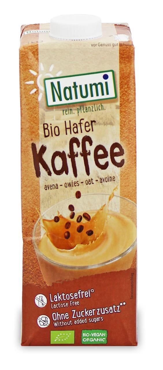 Haferdrink mit Kaffeegeschmack ohne Zuckerzusatz BIO 1000 ml - NATUMI Image principale du produit