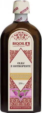Kaltgepresstes Mariendistelöl in 250 ml Flasche von BIOOIL, biologisches Pflanzenöl für Gesundheit und Hautpflege
