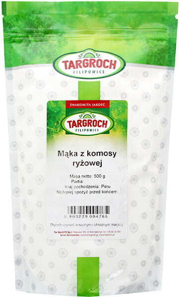 Quinoamehl TARGROCH, 1000g, feines, helles Mehl in einer Packung, ideal für glutenfreie Rezepte, Nahaufnahme