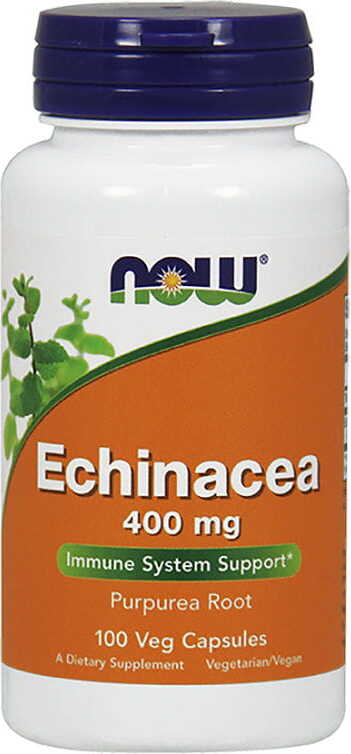 Echinacea lila Echinacea-Wurzel 400 mg 100 Kapseln NOW FOODS