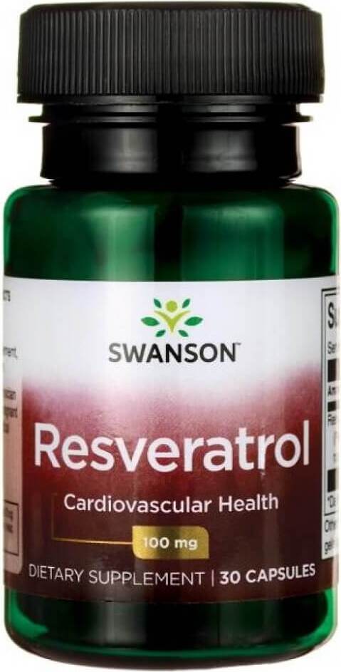 Japanische Staudenknöterich Wurzel mit Resveratrol 100mg in 30 Kapseln, natürliches Nahrungsergänzungsmittel von SWANSON