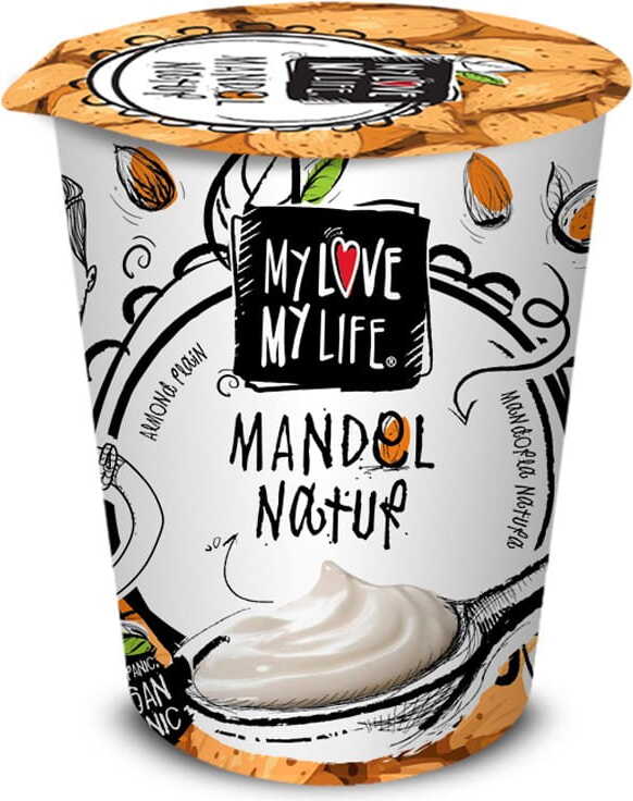 Natürliches Mandelprodukt BIO 400 g - MY LOVE MY LIFE