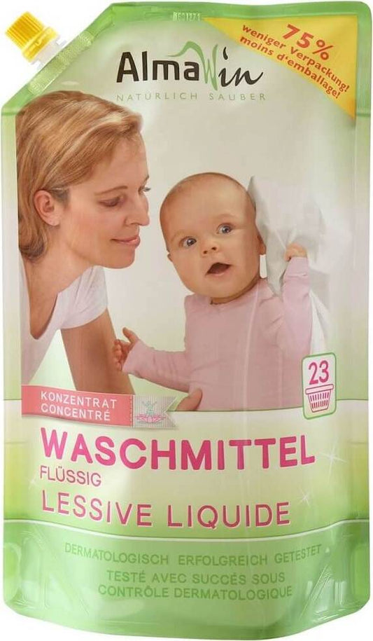 Flüssigwaschmittel für Kinderkleidung von ALMAWIN, umweltfreundlich und geeignet als Ergänzung zu Eco 15 L, flüssige Textilpflege