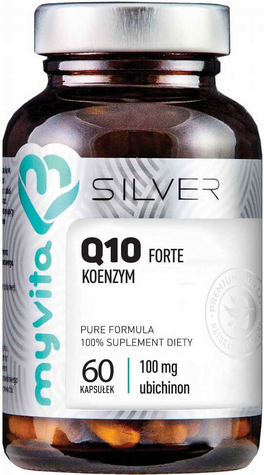 Coenzym Q10 100mg Ubichinon 60 Kapseln MYVITA SILVER PURE Hover Image