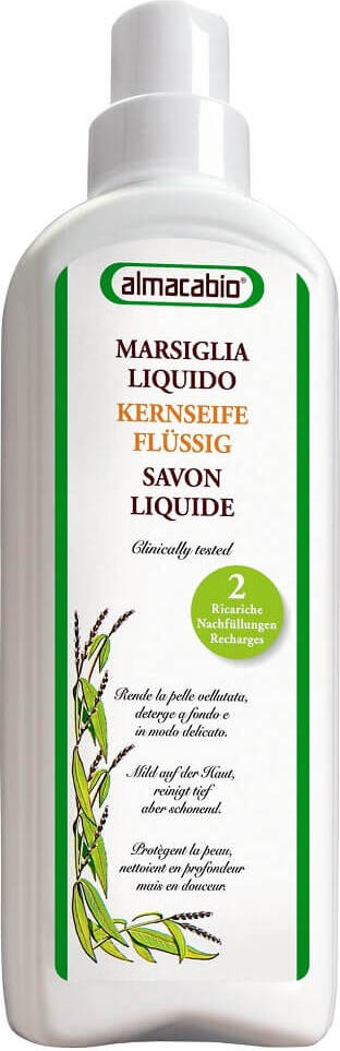 Marseille Flüssigseife Nachfüllung 1000 ml - ALMACABIO