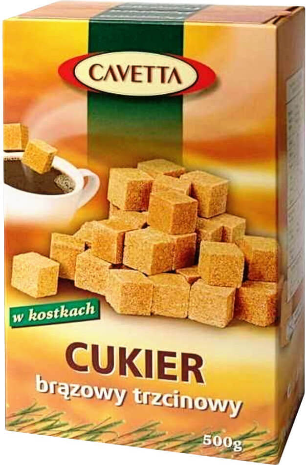 Brauner Rohrzucker in Cavetta-Würfeln 500 g CONFEX