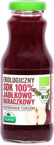 Apfel-Rote-Bete-Saft 100% BIO 250 ml EKOWITAL Hover Image