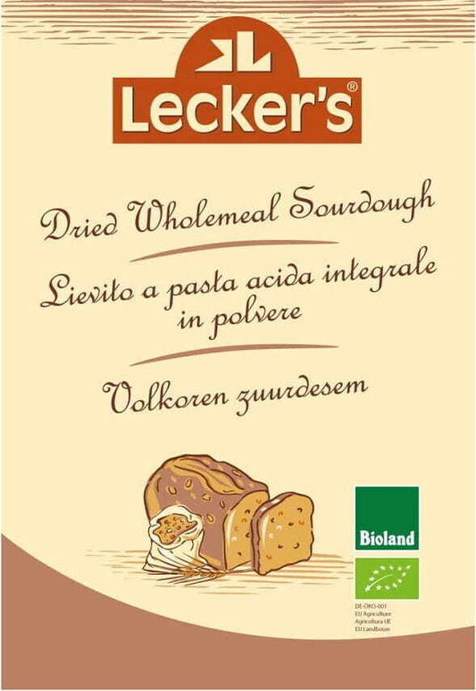 Bio Roggensauerteig für Brot von LECKER'S, 30 g, naturbelassen, fermentierter Sauerteig für frisches Vollkornbrot